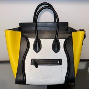 Celine Tricolor Mini Luggage